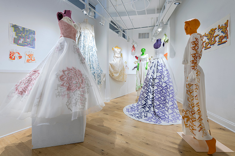 Sanzi Kermes,  Brides Revisited  installation, 