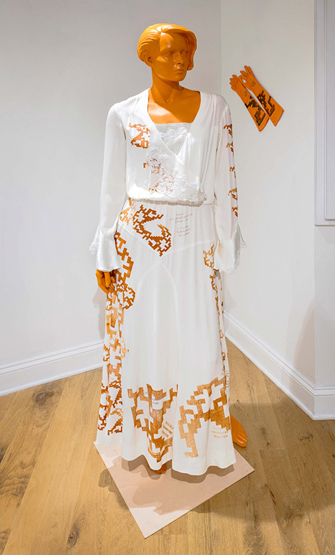 Sanzi Kermes,  Brides Revisited  installation, Lady Cordelia Flyte