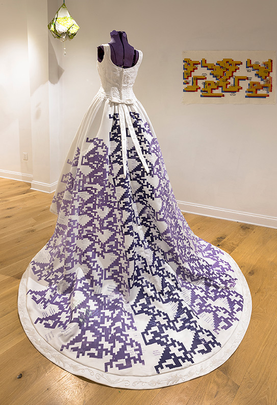Sanzi Kermes,  Brides Revisited  installation, Lady Julia Flyte