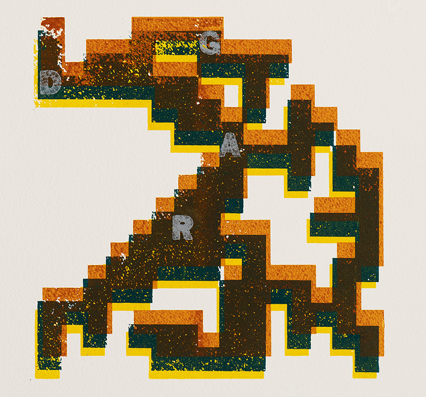 Sanzi Kermes, Scrabble Prints, GRAD DRAG