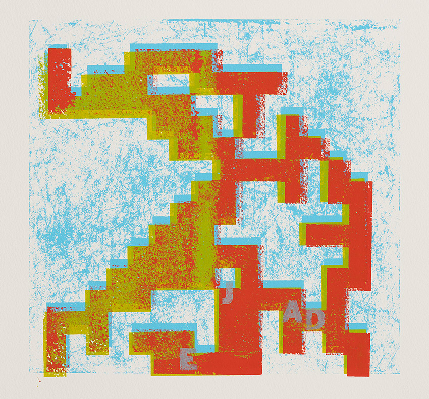 Sanzi Kermes, Scrabble Prints, JADE