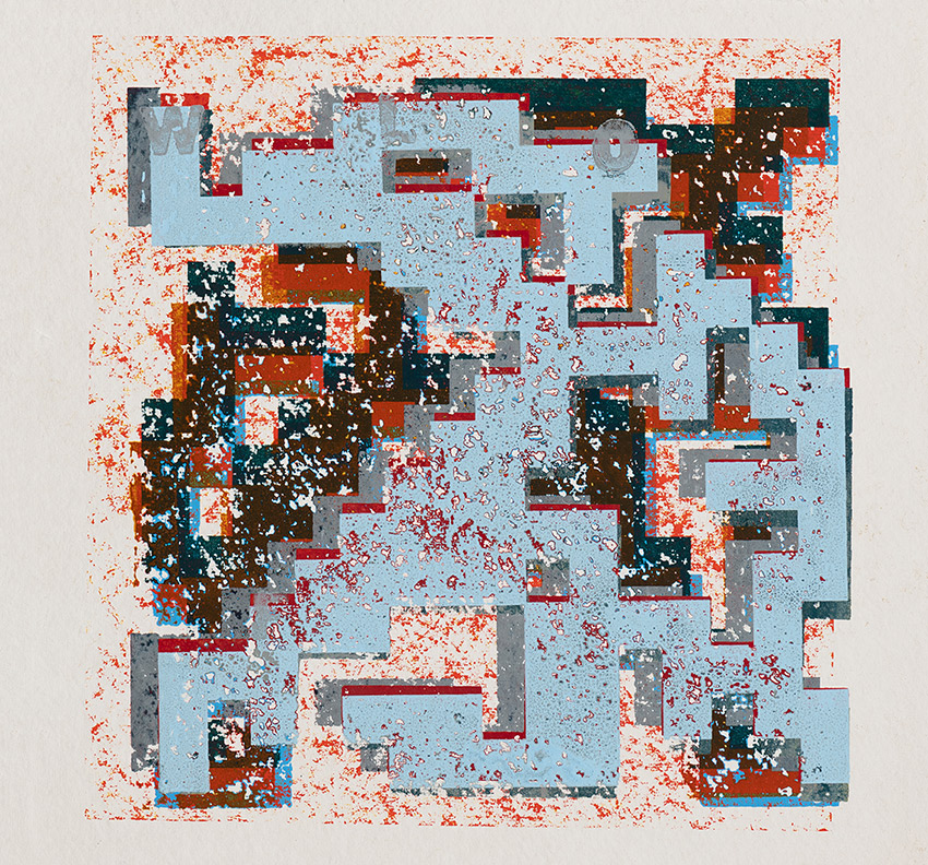 Sanzi Kermes, Scrabble Prints, WOLF FLOW