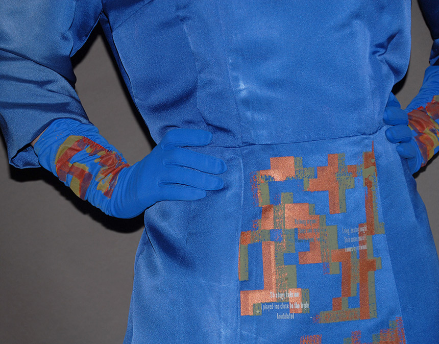 Sanzi Kermes, Textiles, Cobalt Blue