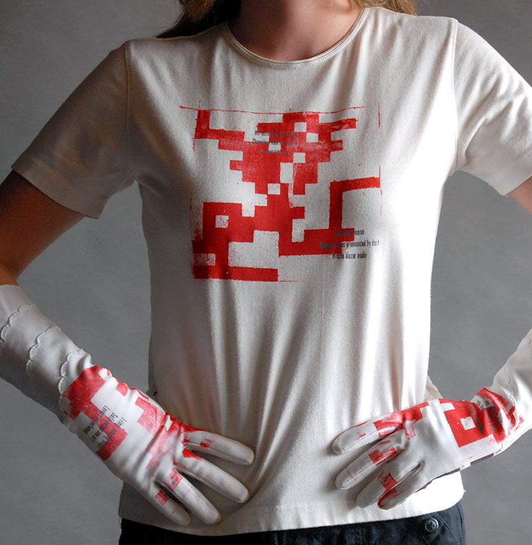 Sanzi Kermes, Textiles, Red T-Shirt