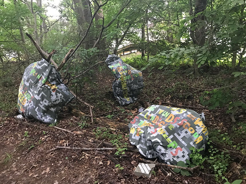 Sanzi Kermes,  Tumbleweed installation