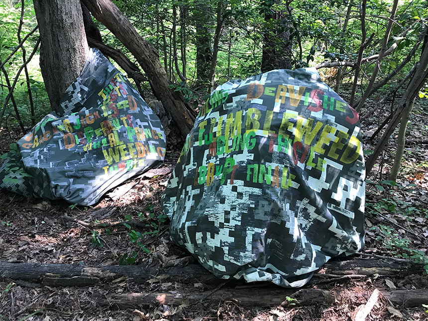 Sanzi Kermes, Tumbleweed Installation 2